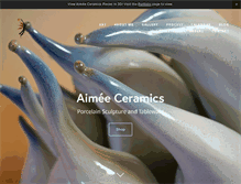 Tablet Screenshot of aimeeceramics.com